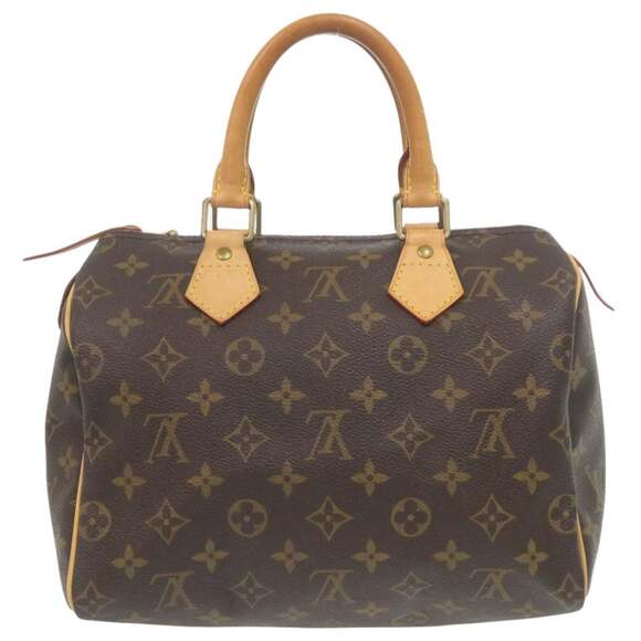 LOUIS VUITTON Authentic Brown Monogram Speedy 25 Bag - Picture 2 of 10